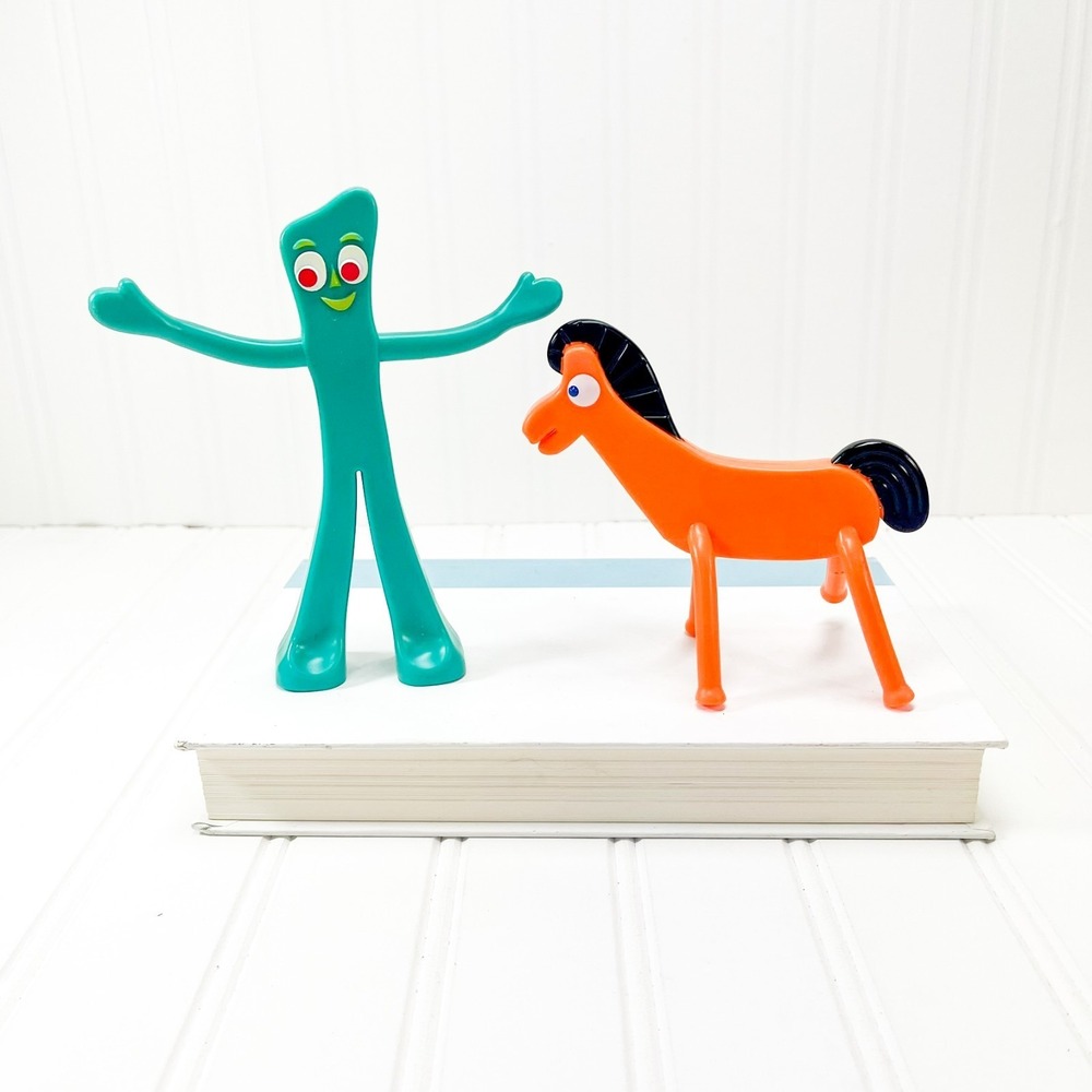 Gumby and Pokey 6" Bendable Figure Pair